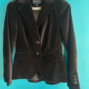 Banana Republic Women's Dark Velvet Blazer